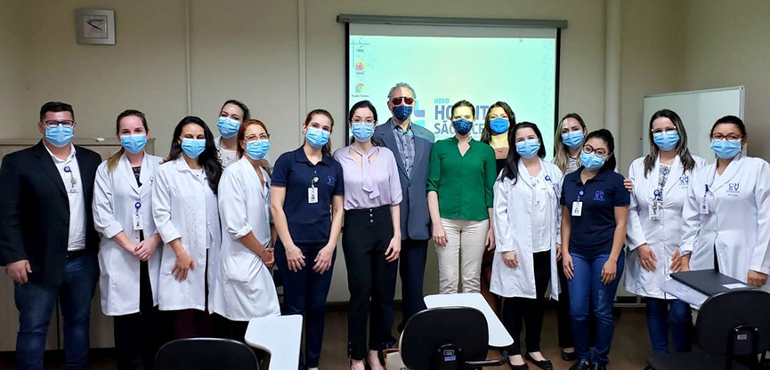 Equipe de nutrição do Hospital São Vicente. (Foto: Divulgação/HSV) Equipe de nutrição do Hospital São Vicente. (Foto: Divulgação/HSV)