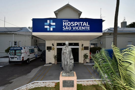 Fachada do Hospital São Vicente de Paulo. (Foto: Divulgação)