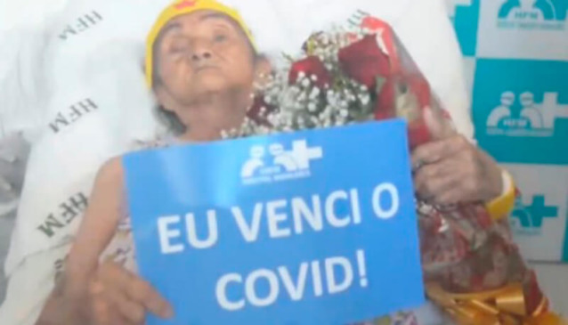 Mulher de 103 anos se cura do novo coronavírus