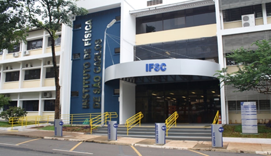 Fachado do Instituto de Física da Universidade de São Paulo em São Carlos