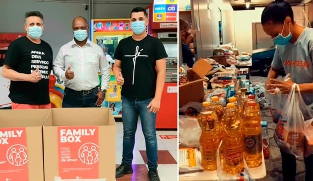 Igreja Casa de Deus arrecada alimentos para famílias carentes