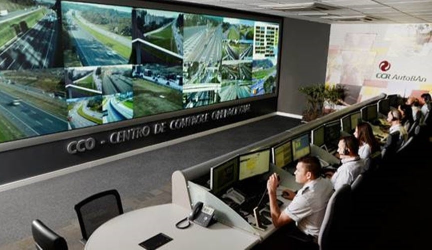 painel de segurança da CCR AutoBan