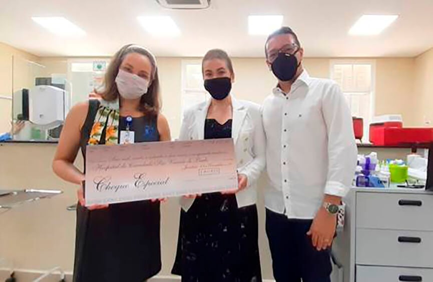 Ação solidária no HSV. (Foto: Divulgação)