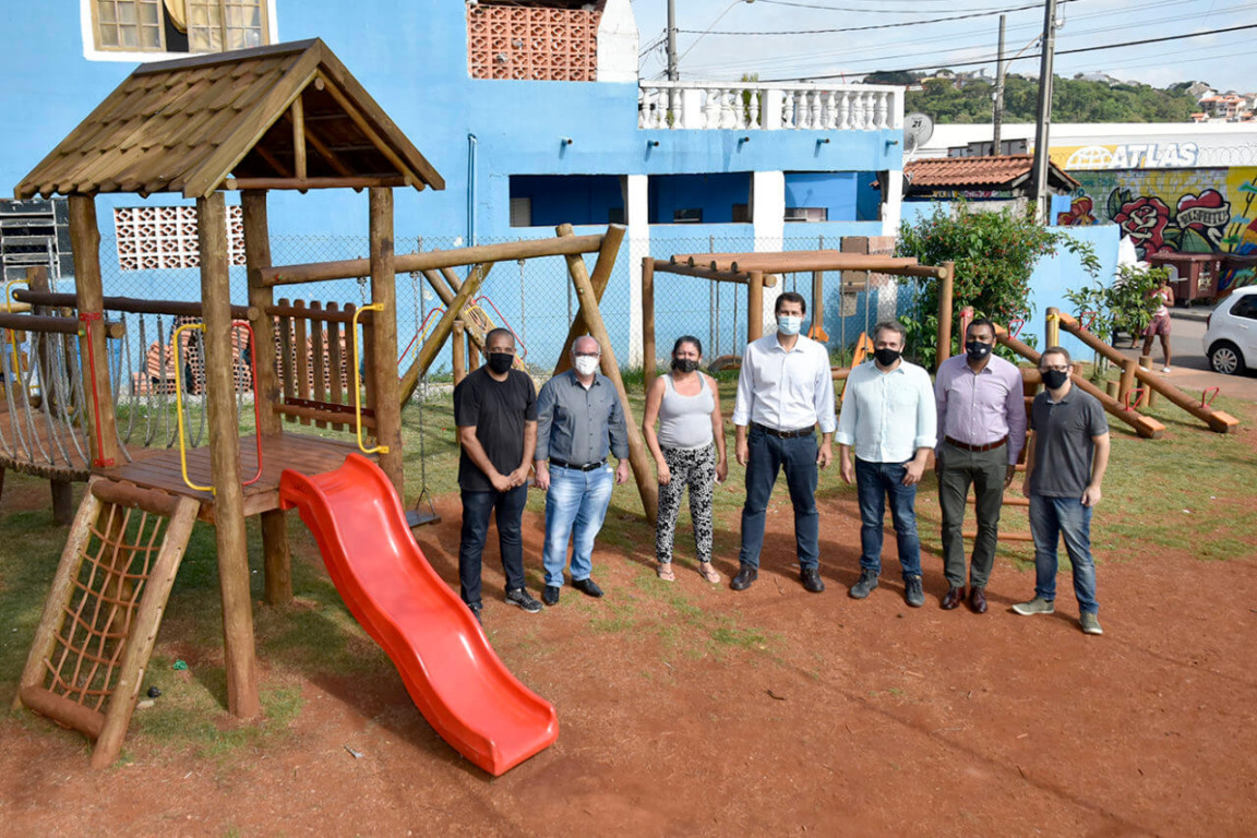 Praça para crianças no Jardim Fepasa. (Foto: Divulgação)