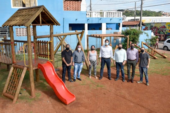 Praça para crianças no Jardim Fepasa. (Foto: Divulgação)