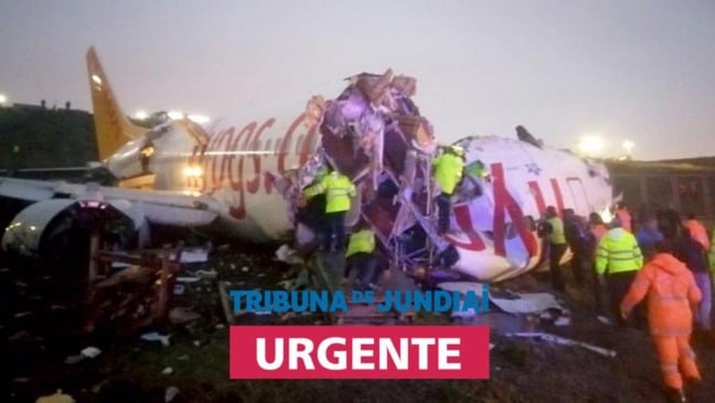 imagens dos destroços do avião