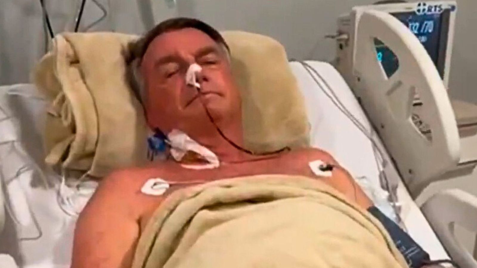 Jair Bolsonaro internado.