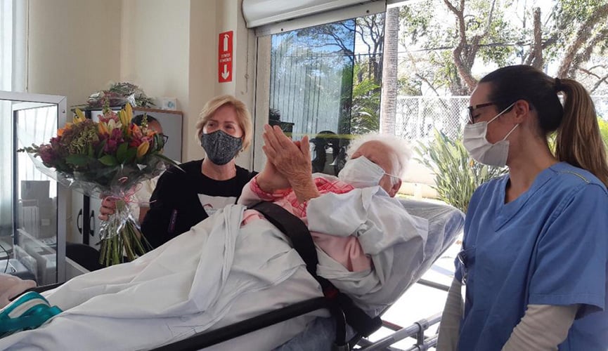 Paciente do HSV vence o coronavírus