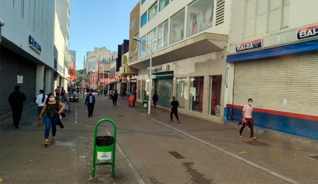 Isolamento social em Jundiaí. (Foto: Tribuna de Jundiaí)