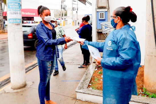 Ações contra a Covid-19 em Itupeva. (Foto; Divulgação)
