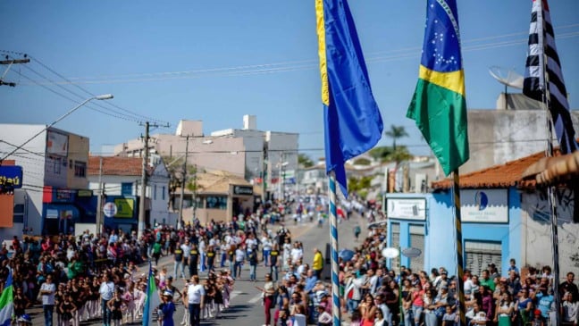desfile de 7 de setembro em Itupeva