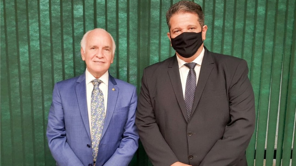 Prefeito Marcão Marchi encontra deputado federal, Gilberto Nascimento