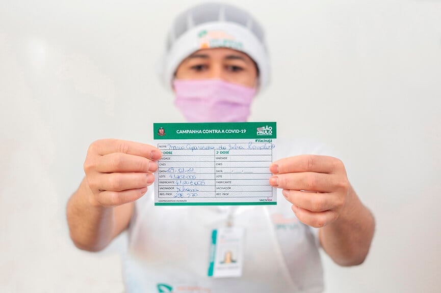 Vacinação em Itupeva. (Foto: Divulgação)