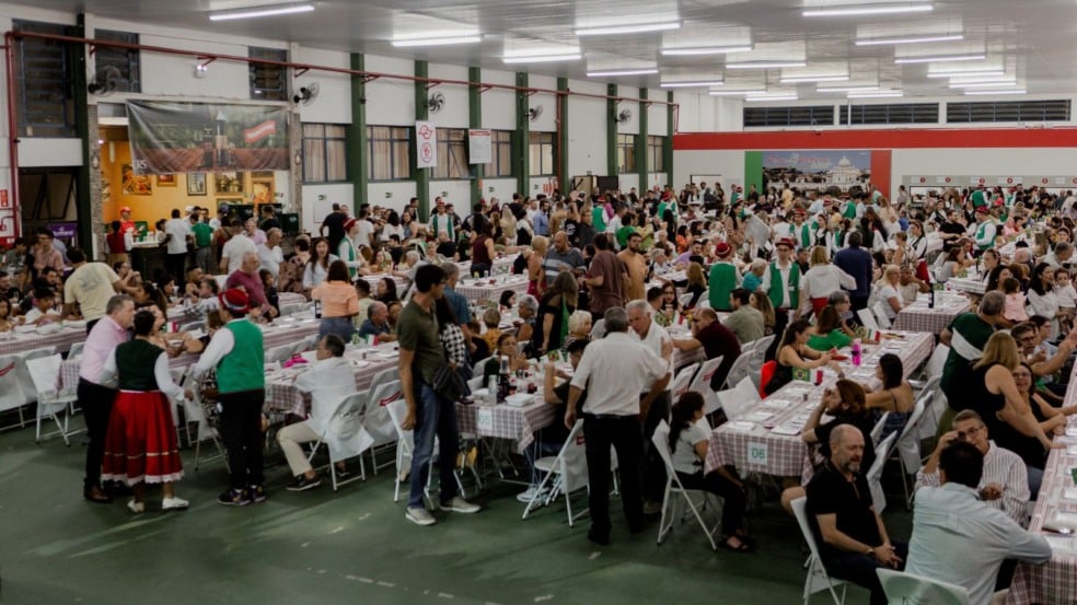 jantar de abertura festa italiana de jundiaí