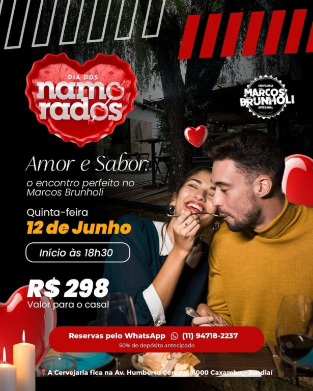 jantar de dia dos namorados brunholi jundiaí