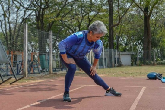 Maria Aparecida já se inscreveu e está se preparando para a prova dos 1.200m do atletismo