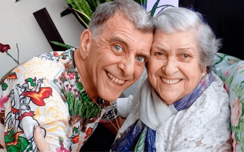 Jorge Fernando com Hilda Rebello Jorge Fernando com Hilda Rebello