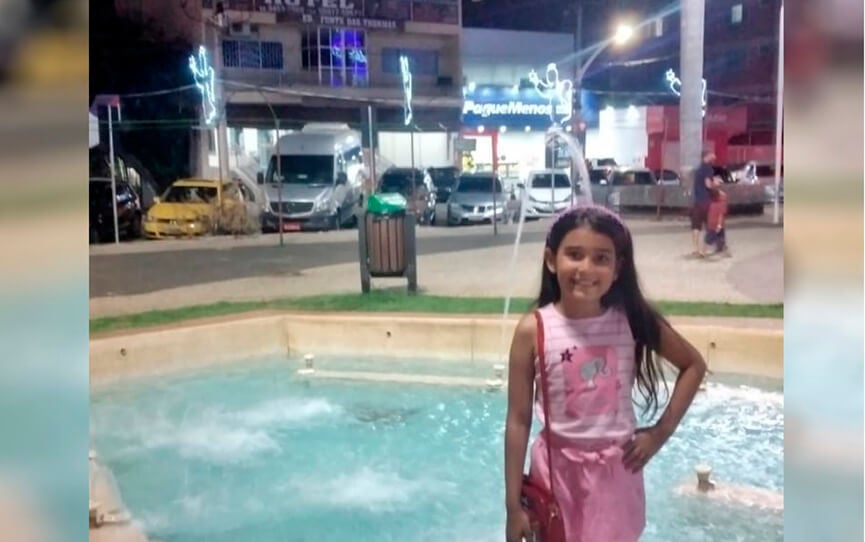 Júlia de 8 anos. (Foto: Divulgação)