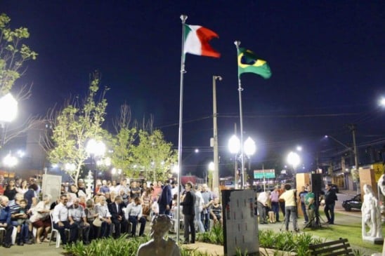 Jundiaí ganha praça que conta a história da imigração italiana na cidade