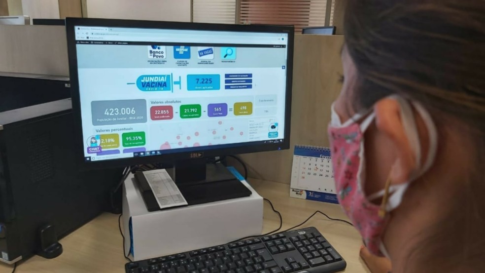 Prefeitura de Jundiaí lança vacinômetro em portal oficial