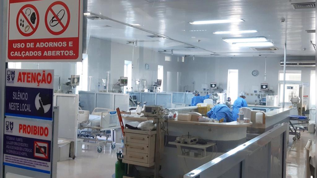UTI do Hospital São Vicente, em Jundiaí