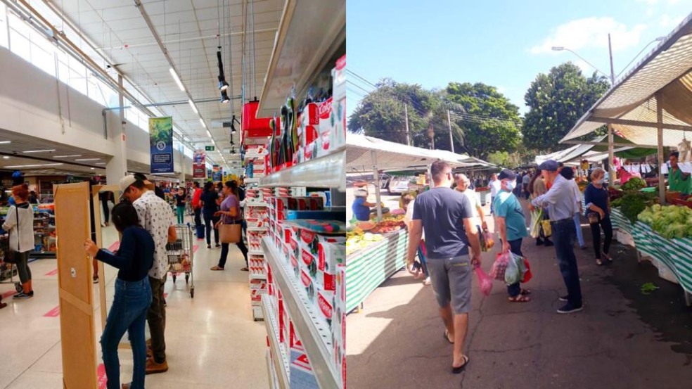 Percentual de isolamento social na cidade caiu de 57% para preocupantes 48% (Fotos: Reprodução)