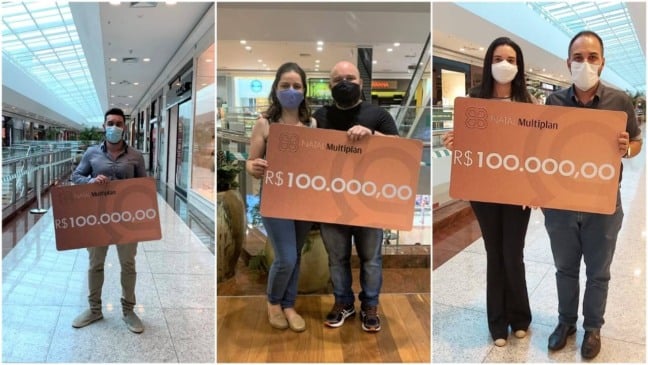 Sorteio de Natal do JundiaíShopping. (Foto: Divulgação)