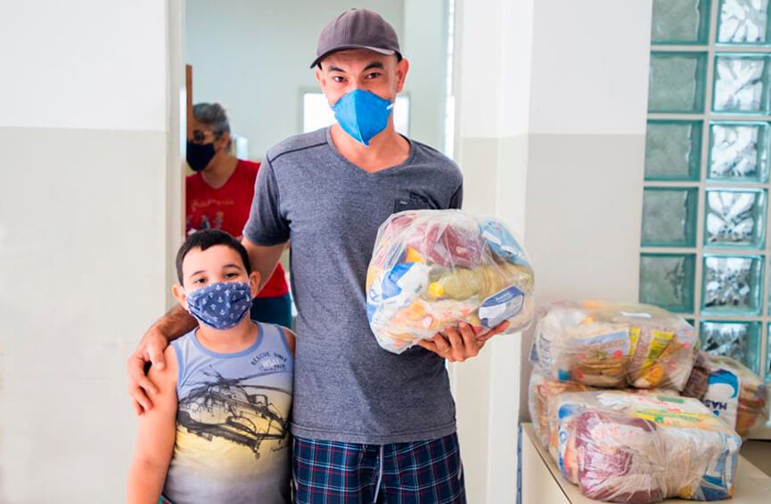 Kit alimentação escolar de Itupeva. (Foto: Divulgação)