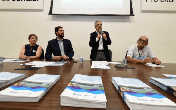 Evento de lançamento aconteceu na quinta-feira (3), no Paço Municipal. (Foto: Reprodução/Prefeitura Municipal de Jundiaí) Evento de lançamento aconteceu na quinta-feira (3), no Paço Municipal. (Foto: Reprodução/Prefeitura Municipal de Jundiaí)