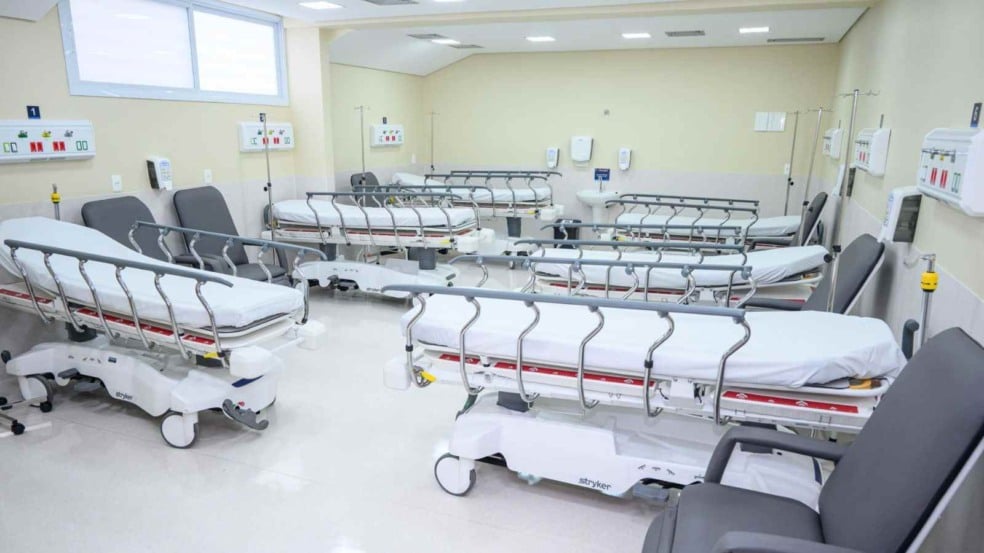 Leitos do Hospital São Vicente.