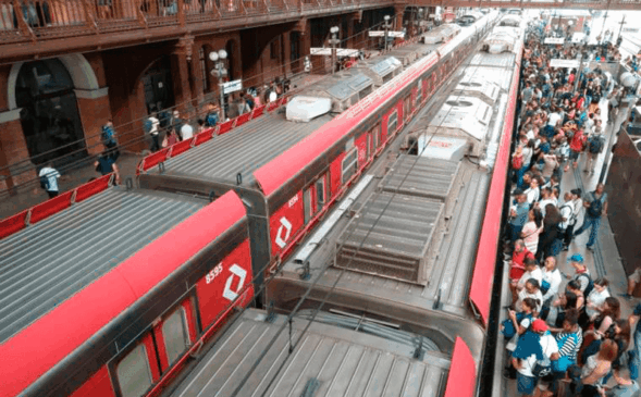 Linha 7-Rubi vai operar até o Brás. (Foto: Diário dos Trilhos)