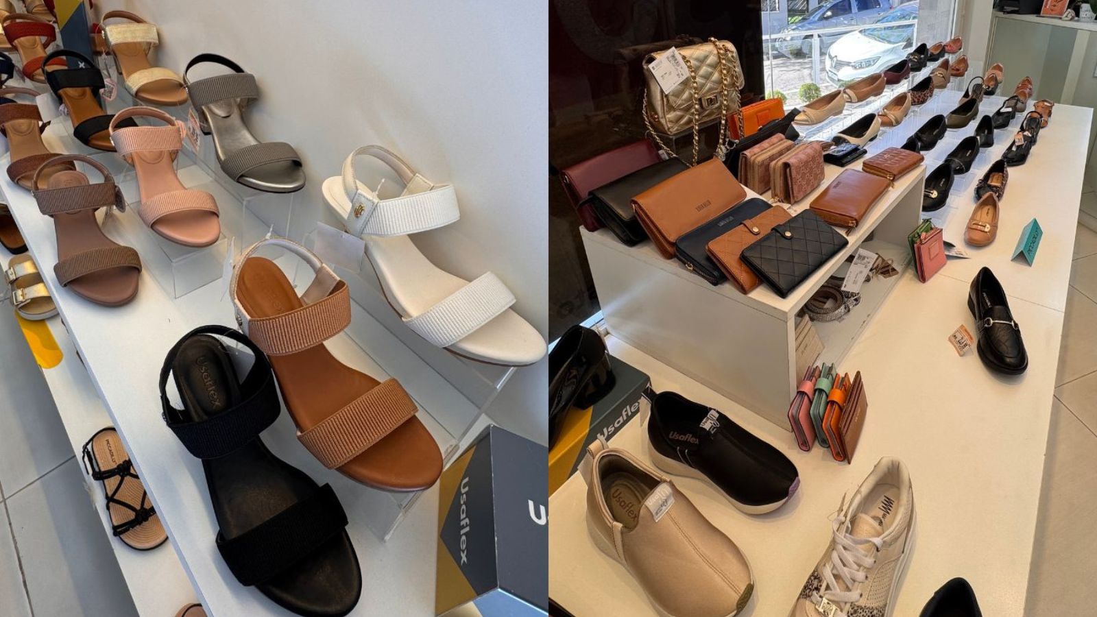 Calçados da loja Confortmix, eem Jundiaí