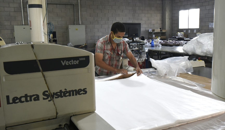 Foto de confecção de aventais