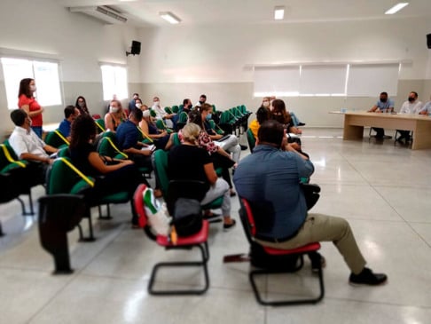 Comitê de combate a Covid de Louveira. (Foto: Divulgação)