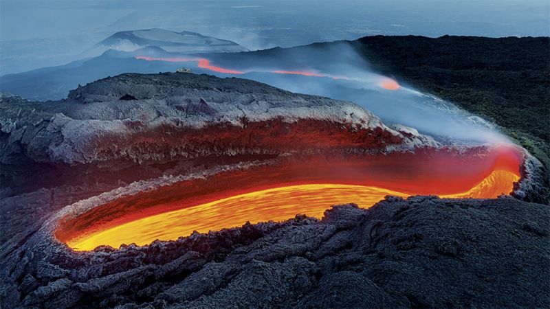 Rio de Fogo do Etna, de Luciano Gaudenzio, da Itália
