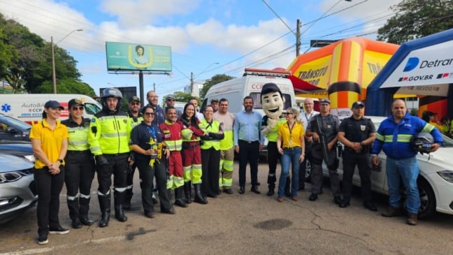 Ação do Maio Amarelo.