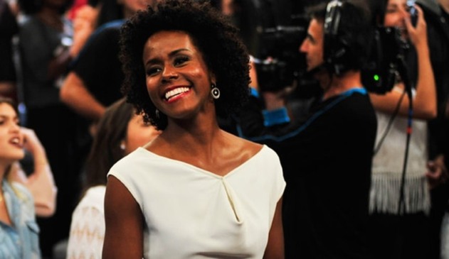 Foto da apresentadora Maju Coutinho
