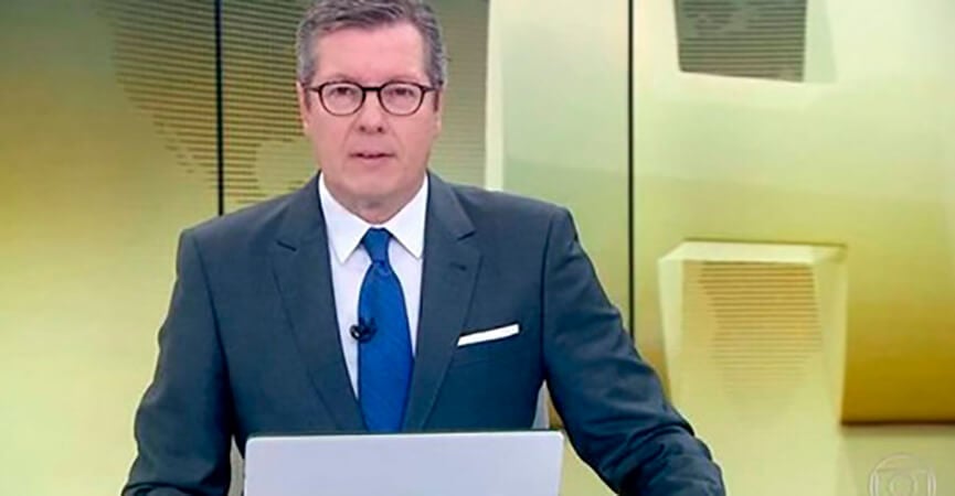 Apresentador da Globo Márcio Gomes. (Foto: Reprodução)