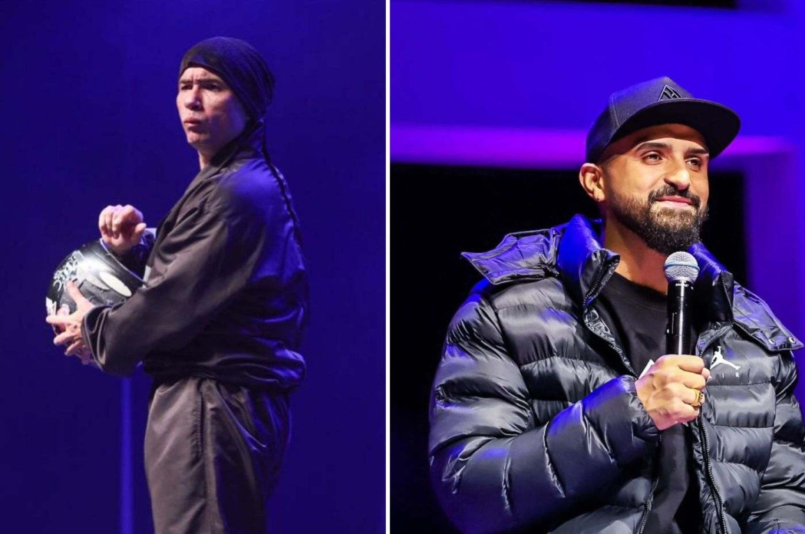 Os comediantes Marco Luque e Thiago Ventura. Foto: Reprodução/Redes sociais