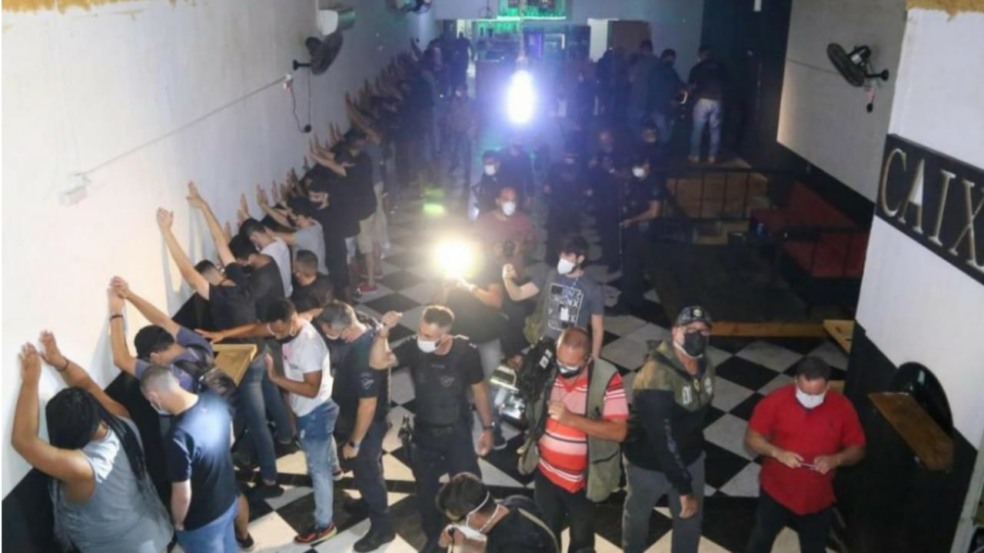 Ação contra aglomeração em São Paulo