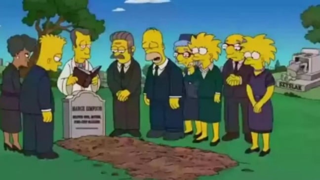 Funeral da Marge, de Os Simpsons.