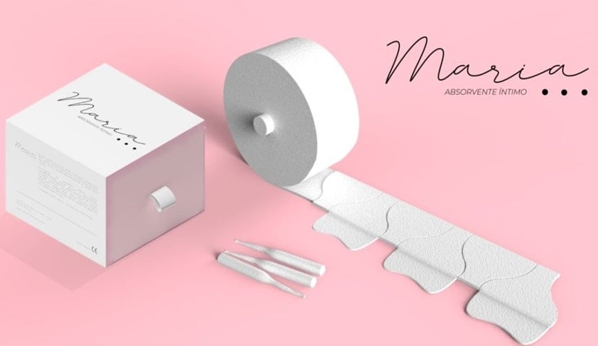 Estudante brasileira cria absorvente sustentável e ganha "Oscar" do design mundial