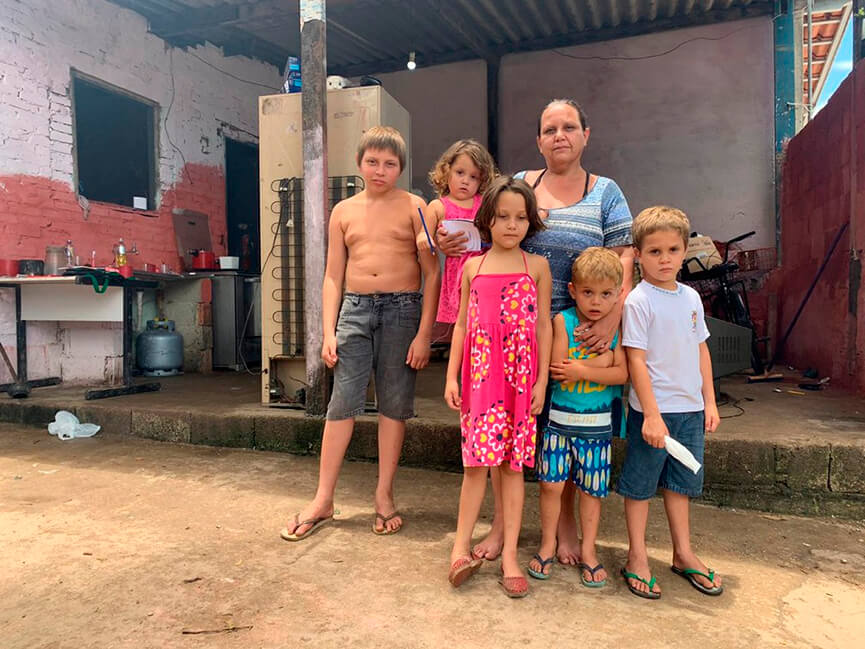 Marheus e família. (Foto: Divulgação)