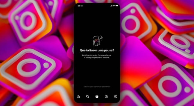 mensagem instagram para jovens deixarem o celular e irem dormir