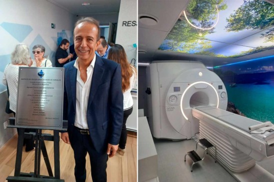 Miguel Haddad no Instituto do Câncer na entrega da Ressonância Magnética