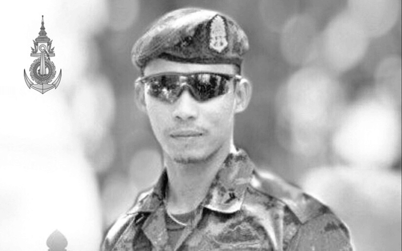 Foto do soldado fardado