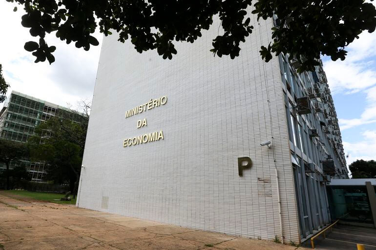 Prédio do Ministério da Economia em Brasília
