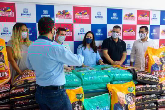 Fundo Social recebe ração. (Foto: Divulgação)