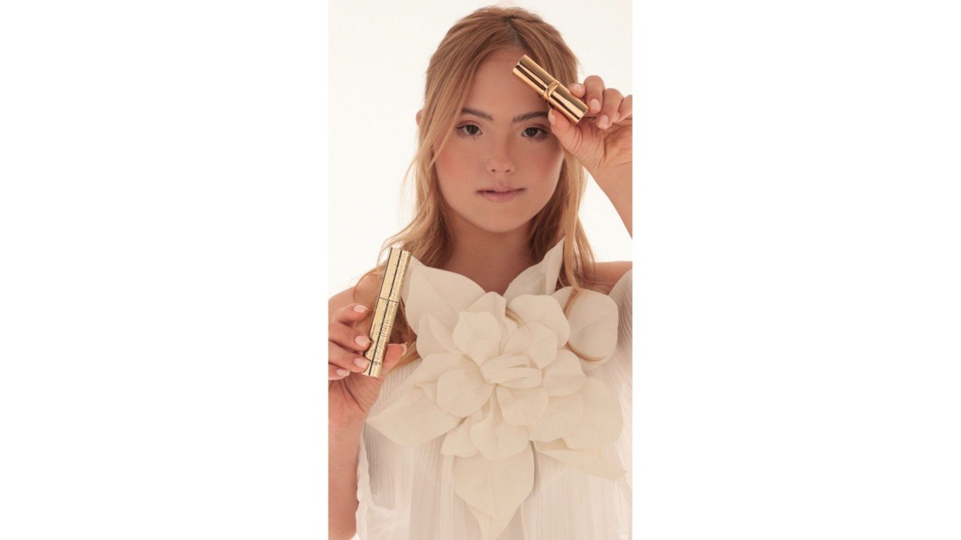 modelo com Síndrome de Down