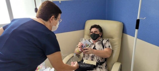 Momento doce com Pacientes do HSV